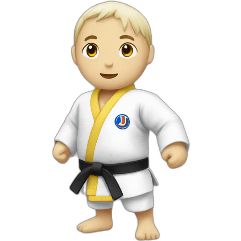 Poulet judoka emoji