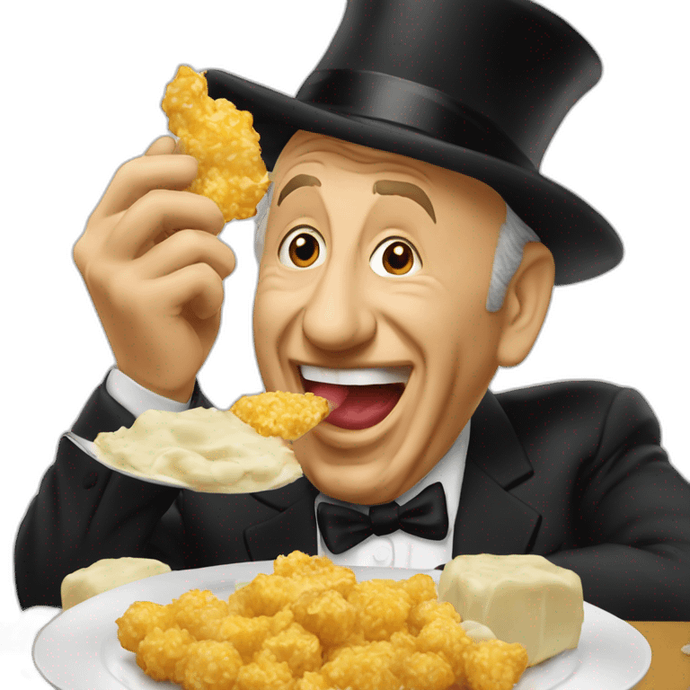 Mel brooks eating kugel emoji