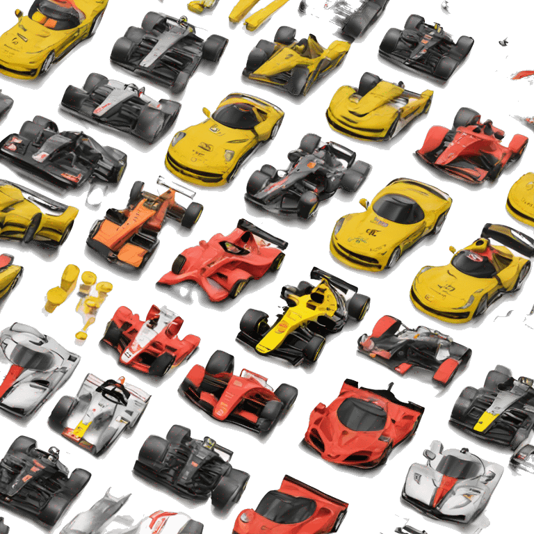 Monaco f1 and supercars emoji