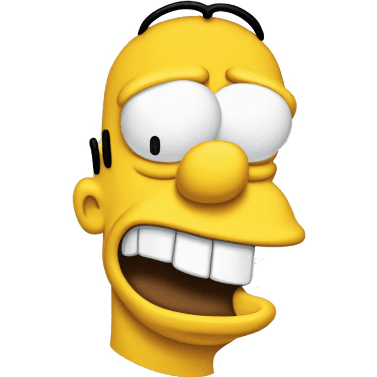 homer simpson smile emoji