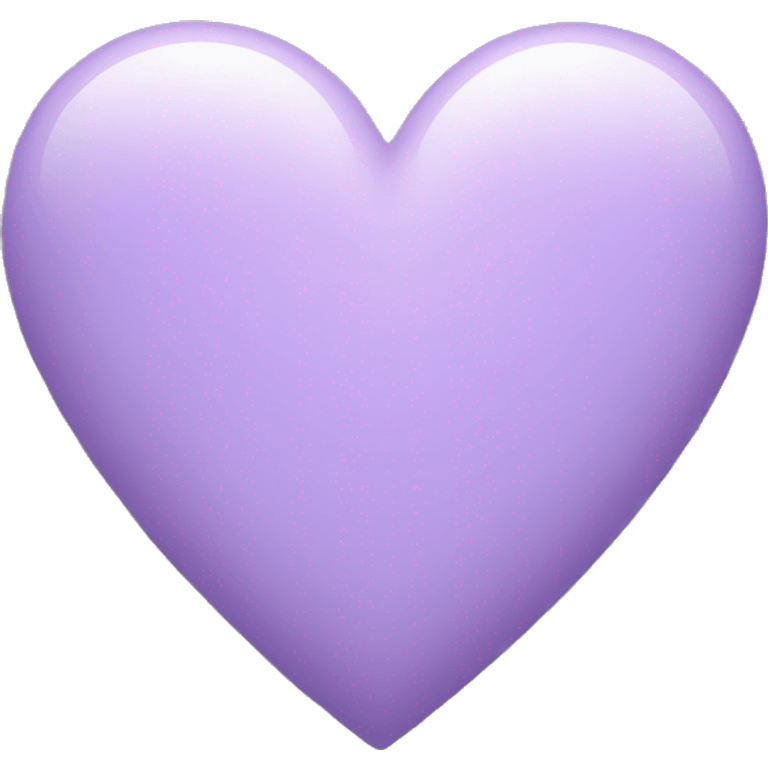 Pastel Purple Heart emoji