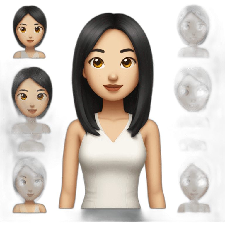 Greta Lee asian emoji