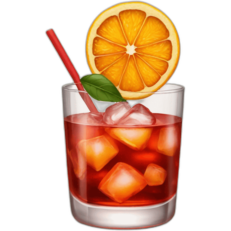 negroni drink emoji