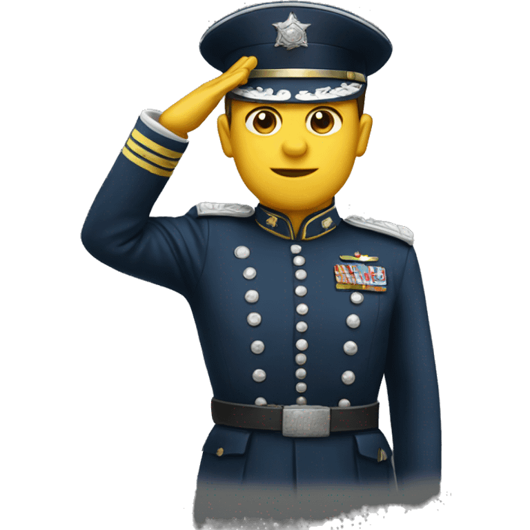 General saluting emoji