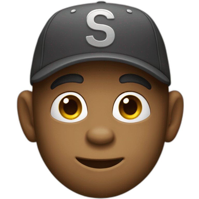 singe avec une casquette emoji