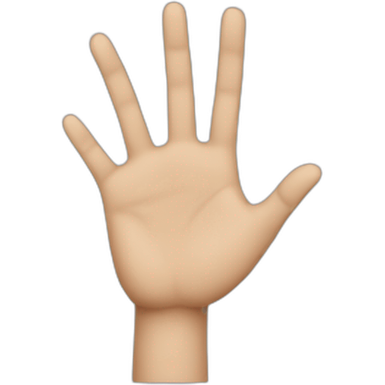 ten-fingers-one-hand emoji