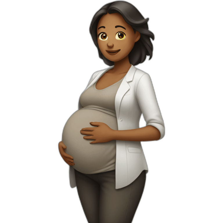 Pregnant working woman emoji