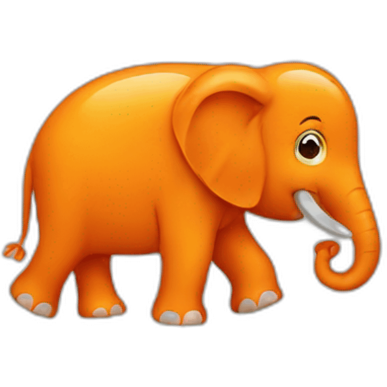 orange elephant emoji