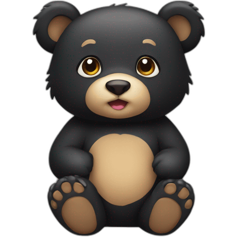 Taiwan black bear emoji