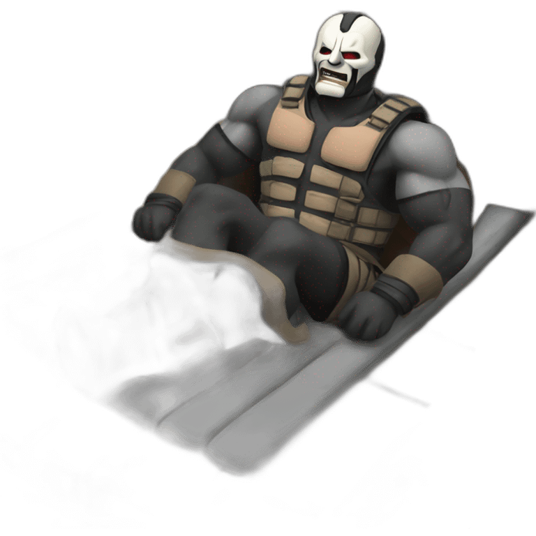 Bane on a raft emoji