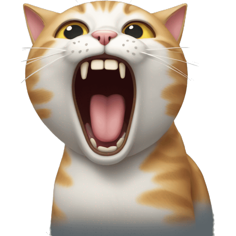 Screaming cat  emoji