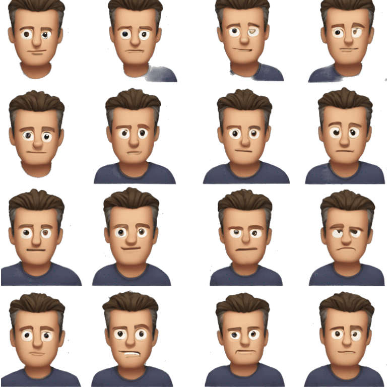 Chandler Bing from friends emoji