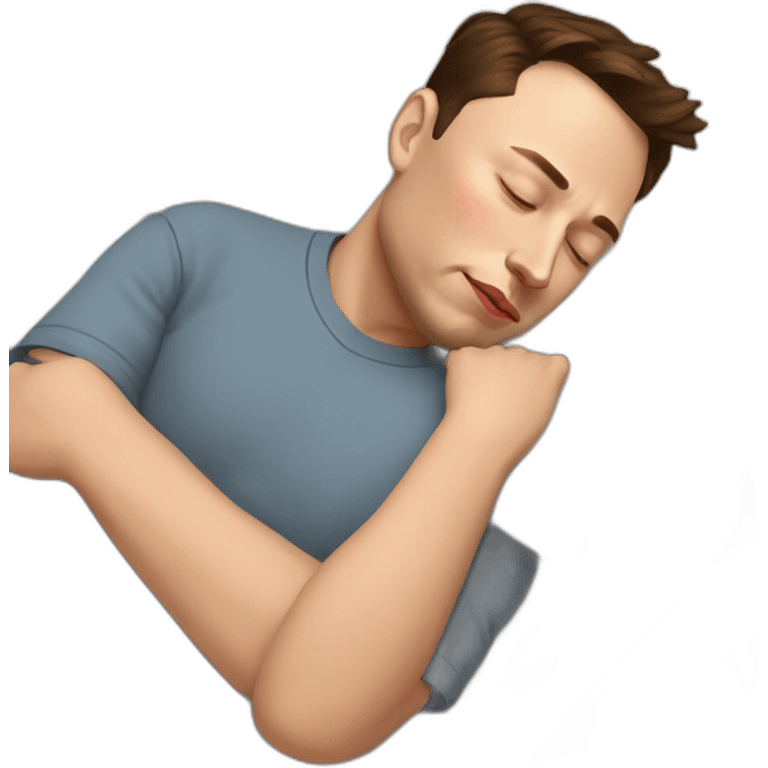 Sleeping-elon-musk emoji