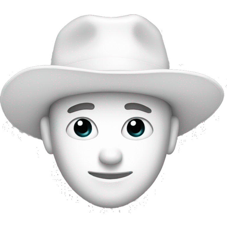 white hat  emoji