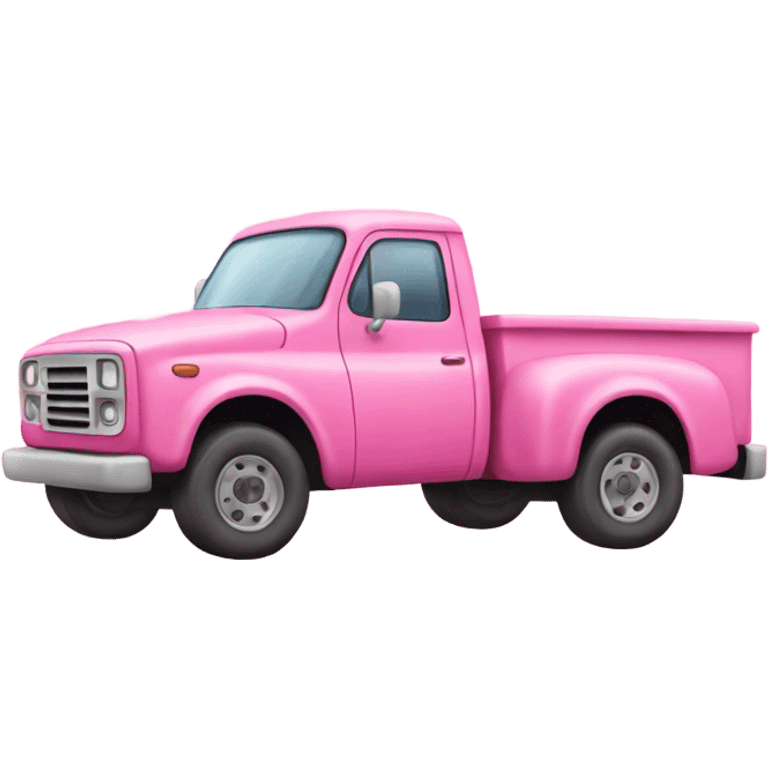 Pink truck emoji