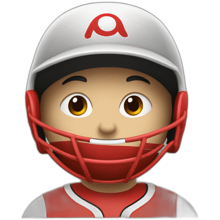 red playball no face emoji