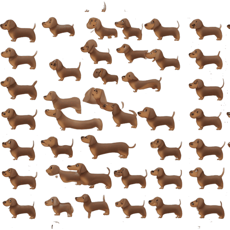 Wiener dog ￼ emoji