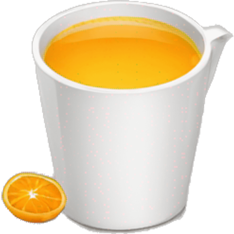 Coffee with orange juice  emoji