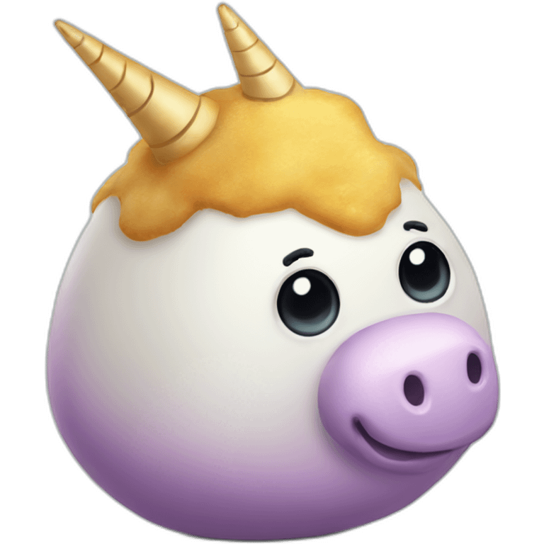 unicorn horned potato emoji