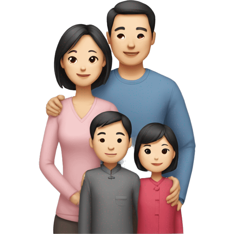 Chinese family emoji