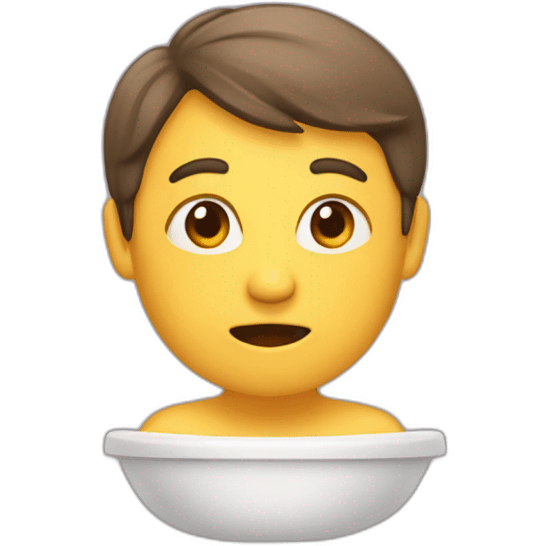 tu te fais surprendre aux toilettes emoji