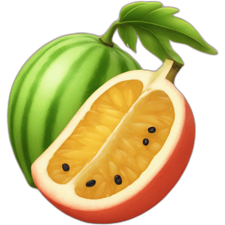 Pastèque fruit emoji