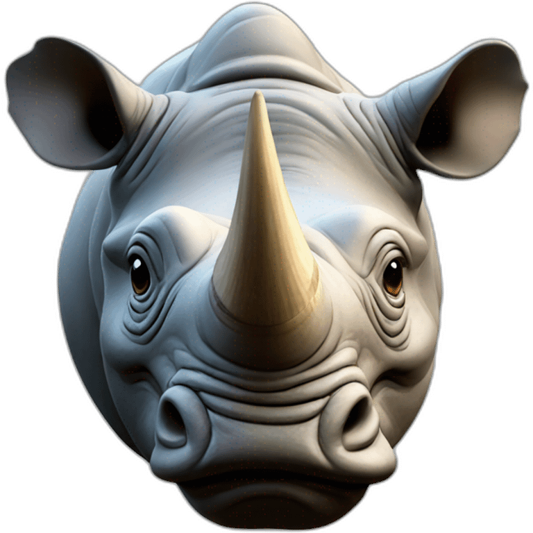 rhinoceros design emoji