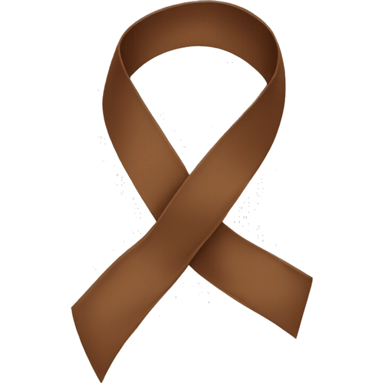 brown ribbon with bow emoji