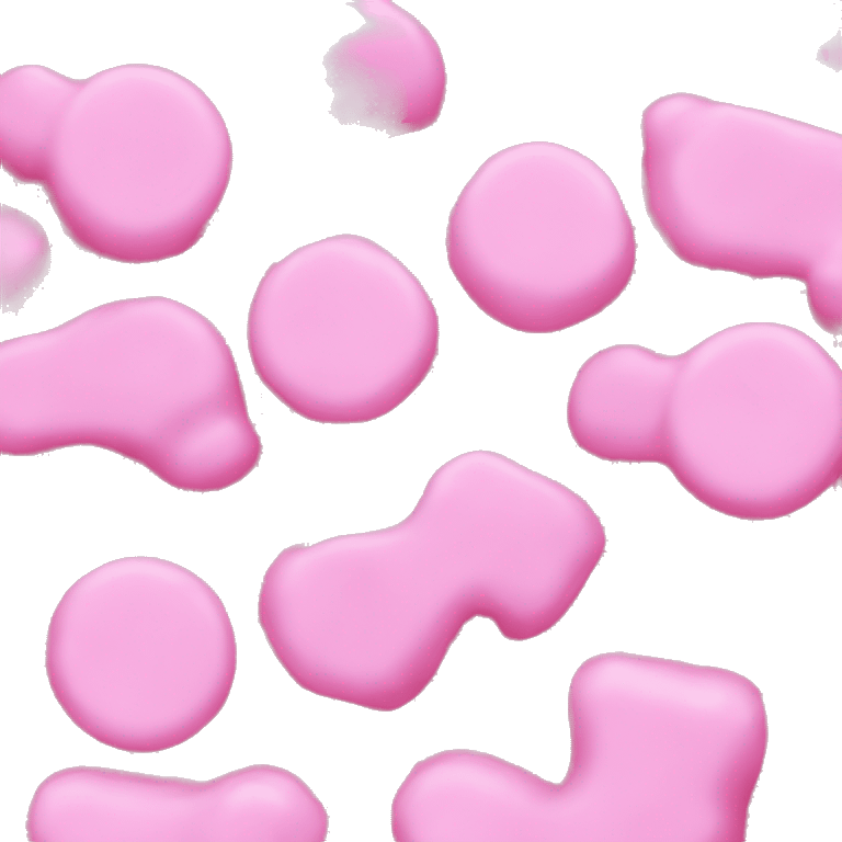 Pink soap suds emoji