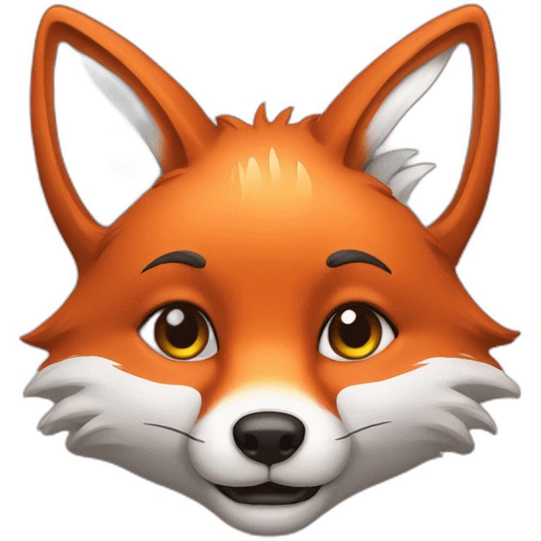 fox whit emoji