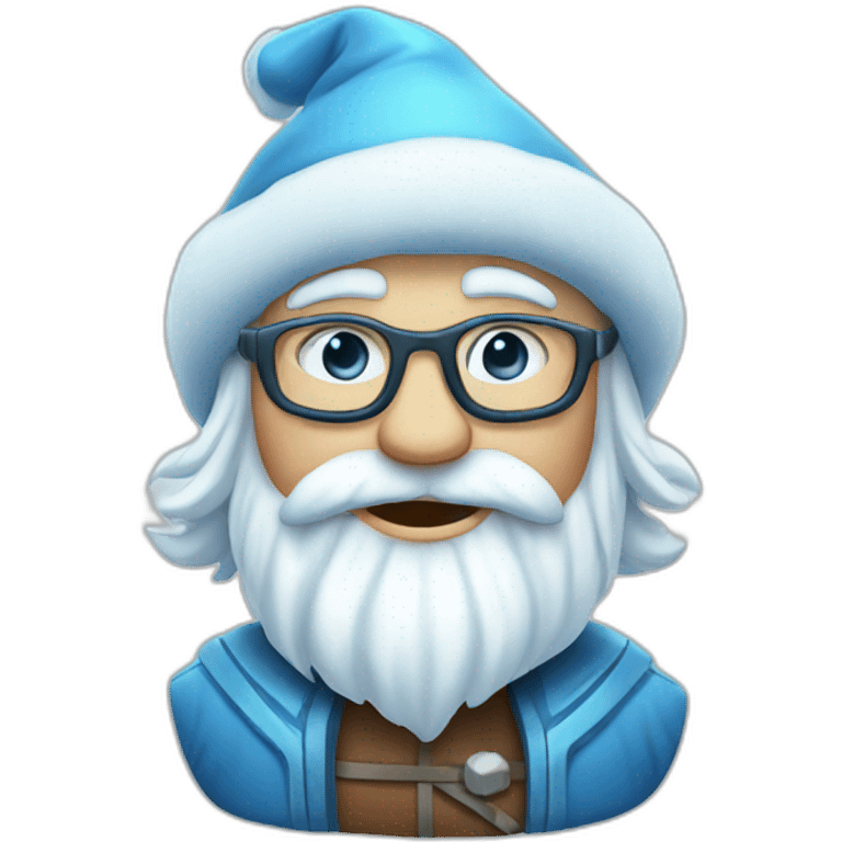 cool Father Frost Rock sign emoji