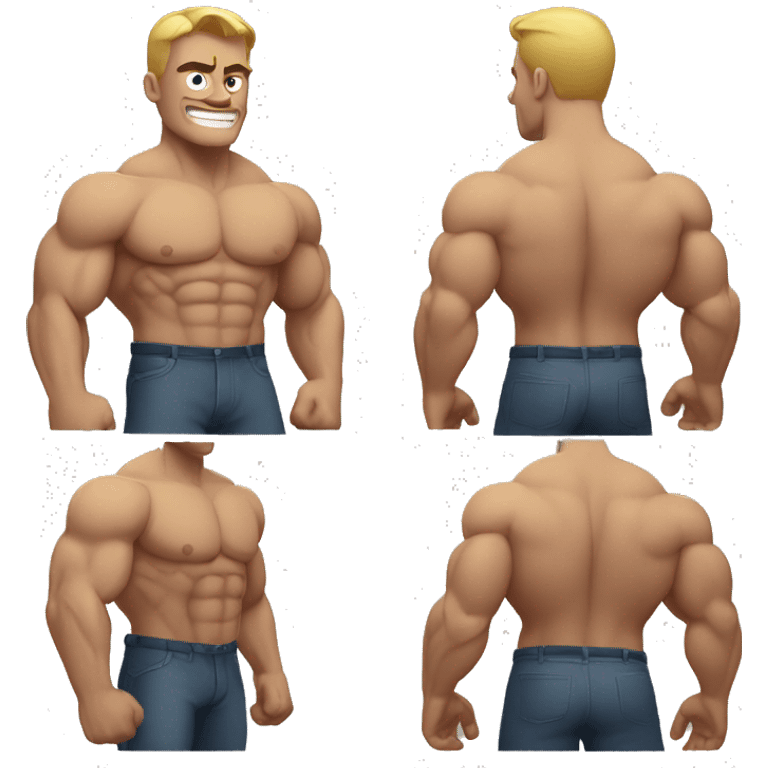 Muscle guy  emoji