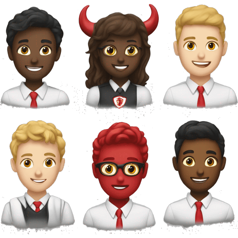 Augusta Red Devils FBLA members emoji