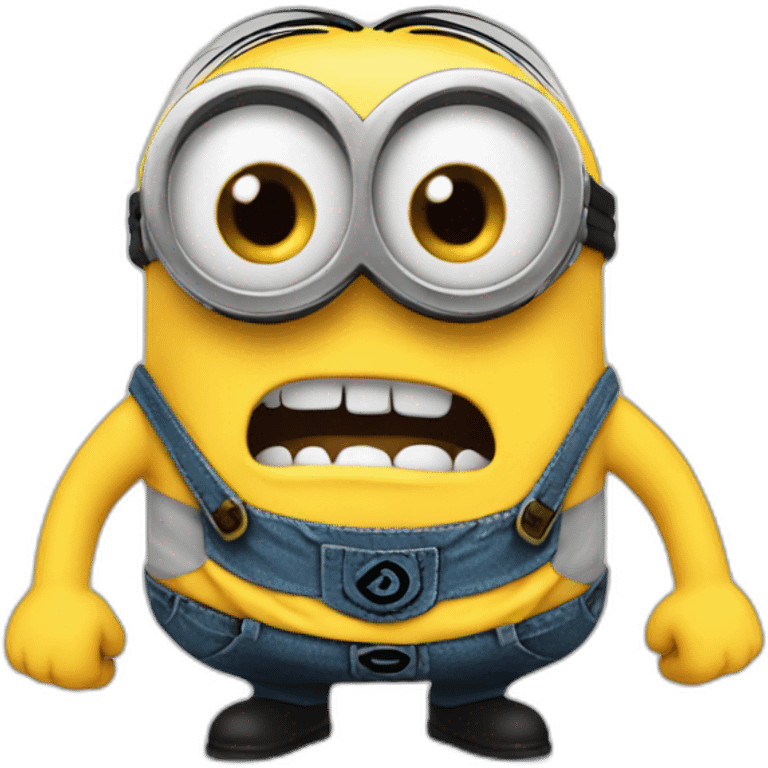 angry minion emoji