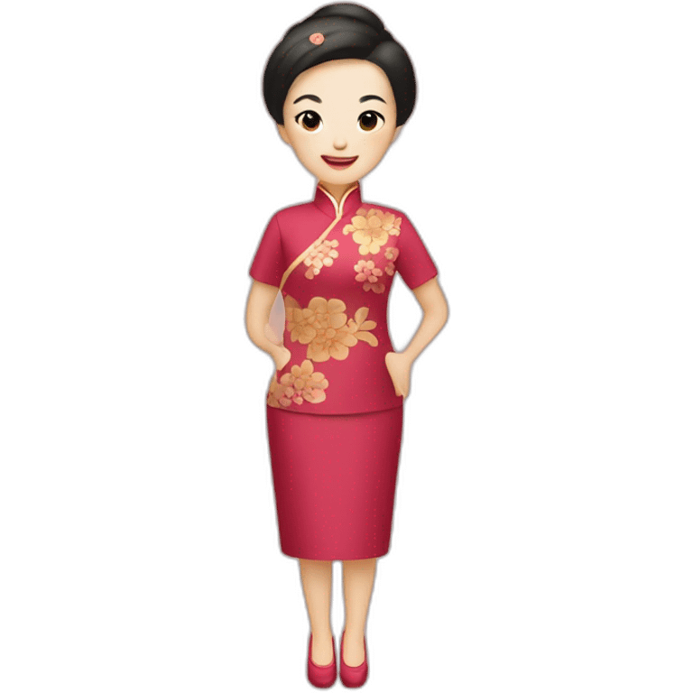 Qi pao emoji