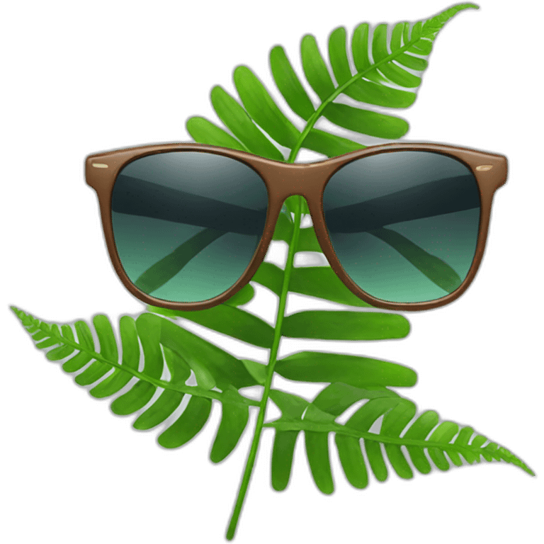 fern with sunglasses emoji