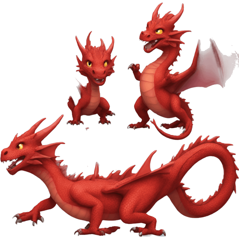 Dragon rouge emoji