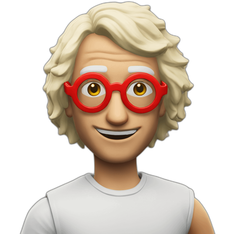 Jimmy saville fortnite red round glasses emoji