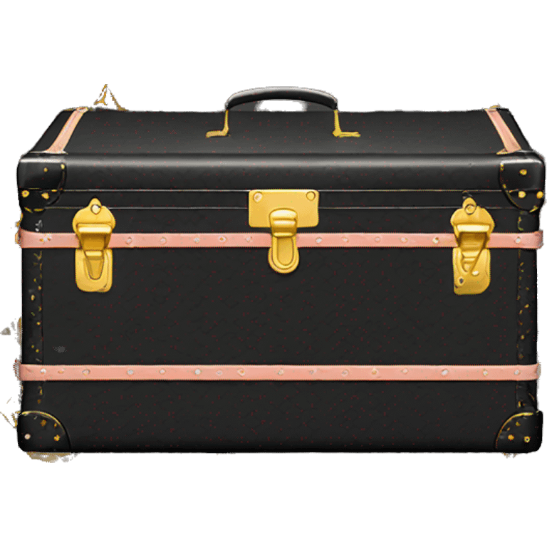 Black Luis Vuitton Trunk emoji