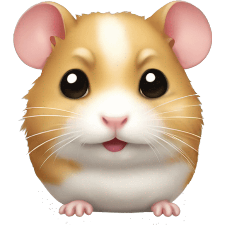 Hamster with bow  emoji