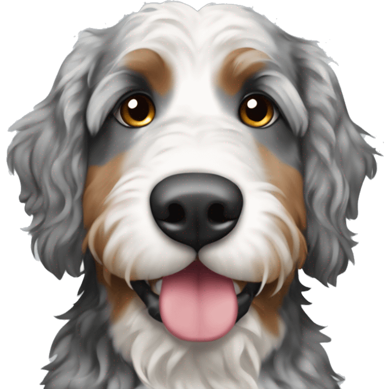 Merle bernedoodle  emoji