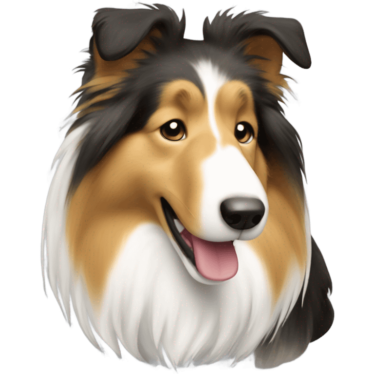 Rough collie emoji