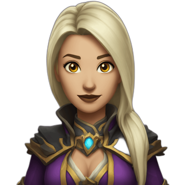 female warlock from wow emoji