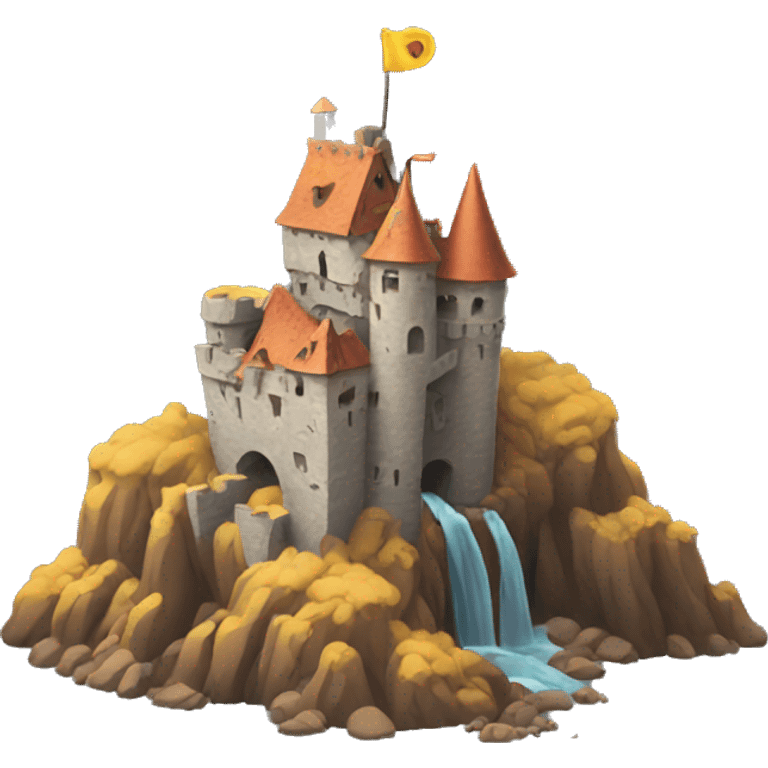 collapsing castle emoji