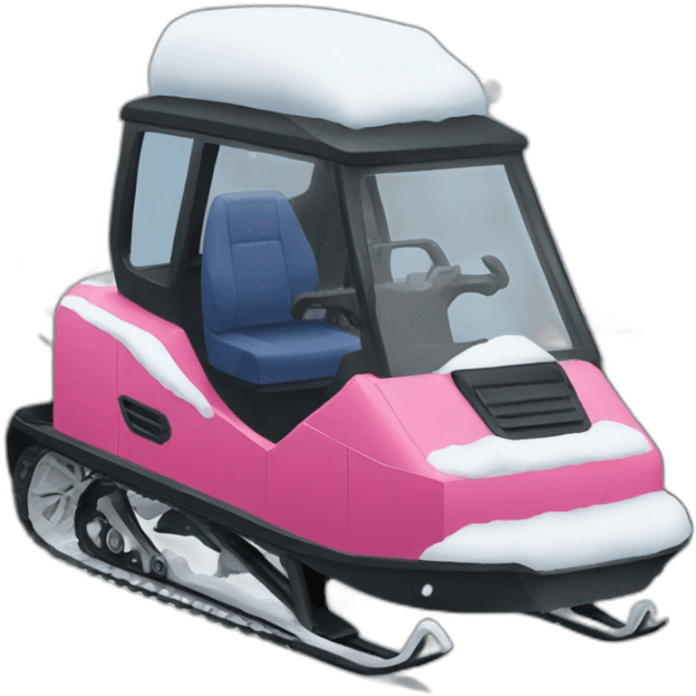 Snow mobile emoji