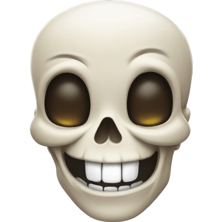 Skull laughing emoji