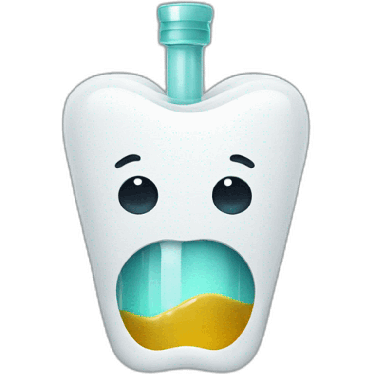 Drinking dentist emoji