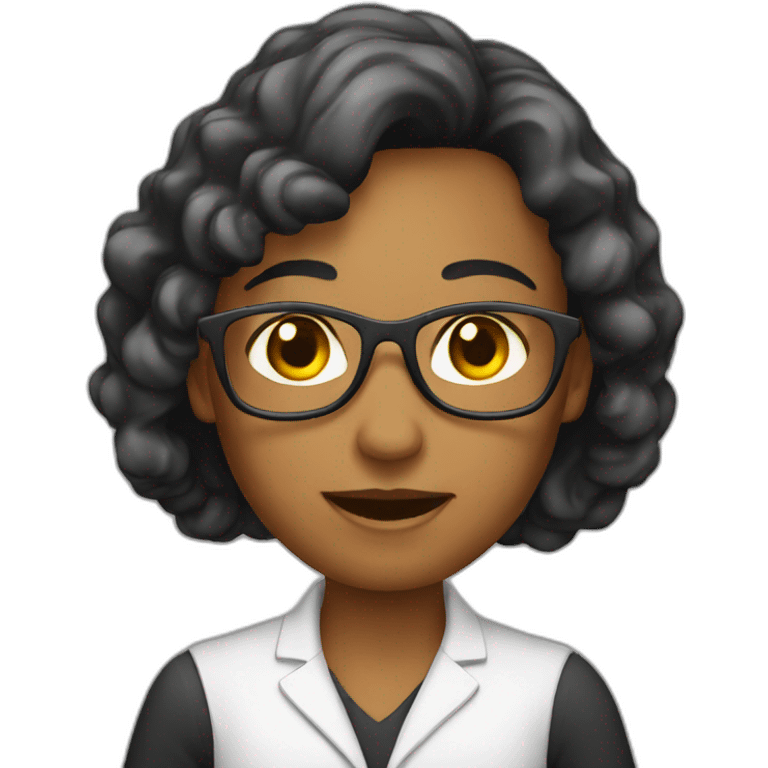 chemistry teacher women emoji