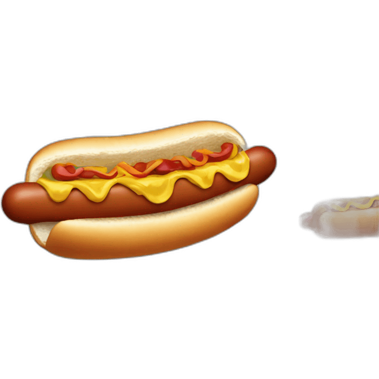 the bad hot dog emoji