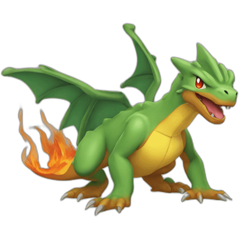 Draceau feu pokemon emoji